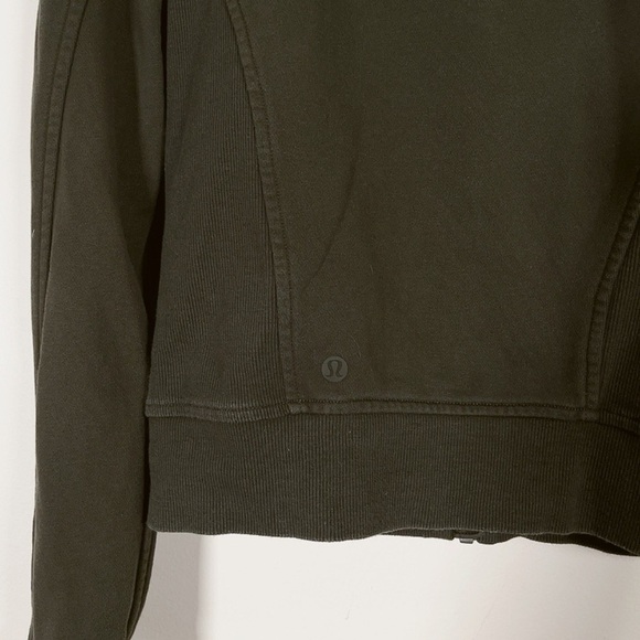 Lululemon  Press Pause Jacket In Dark Olive - Picture 14 of 16